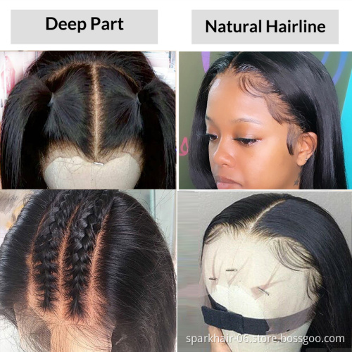 150% 180% Density Hd Full Lace Human Hair Wigs For Black Women,Wholesale Brazilian Virgin Hair Transparent Lace Front Wig